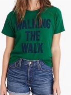 JCrew  'Walking The Walk' Graphic Tee
